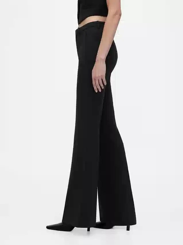 Gapstudio lavt sittende bootcut-bukser
