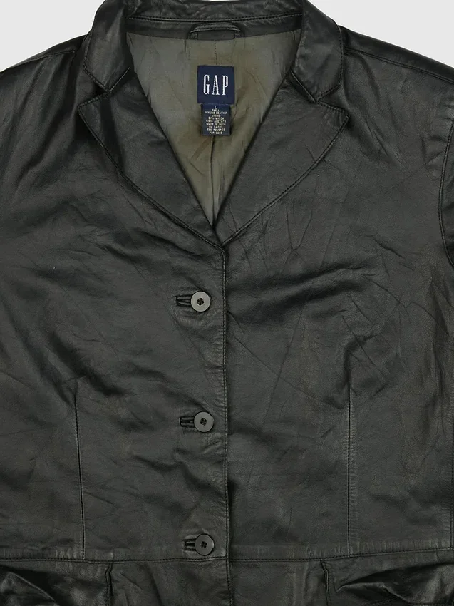 Gapvintage 90-talls skinnjakke for kvinner – L