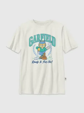 Garfield-grafisk T-skjorte for barn