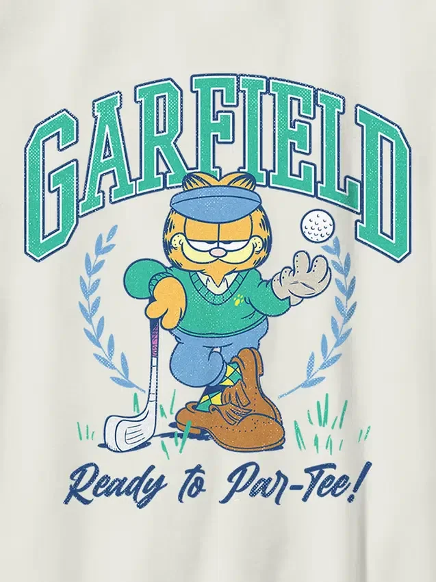 Garfield-grafisk T-skjorte for barn