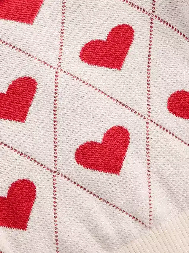 Gensersett med volangkrage til baby