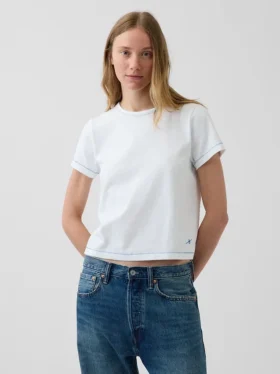Get Blue avslappet T-skjorte