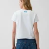 Get Blue avslappet T-skjorte