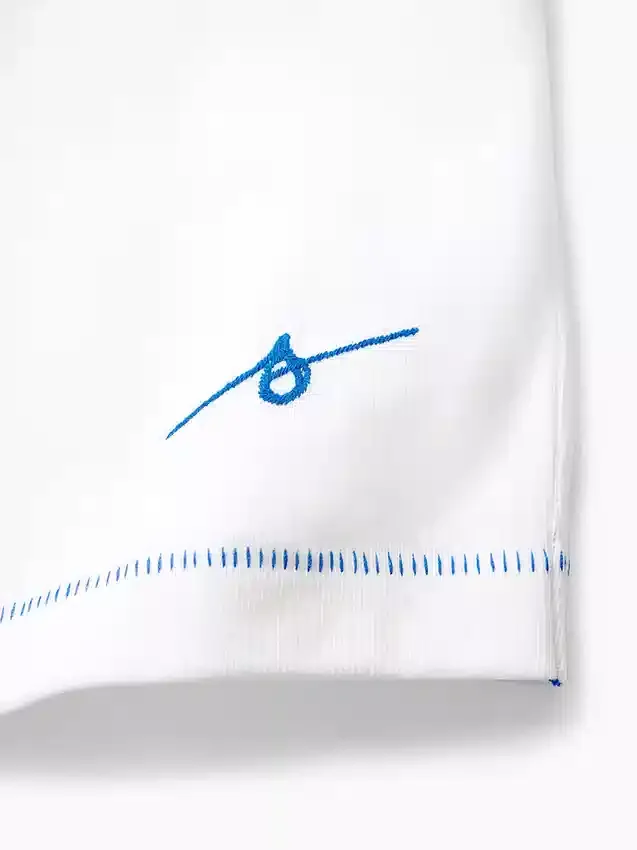 Get Blue avslappet T-skjorte