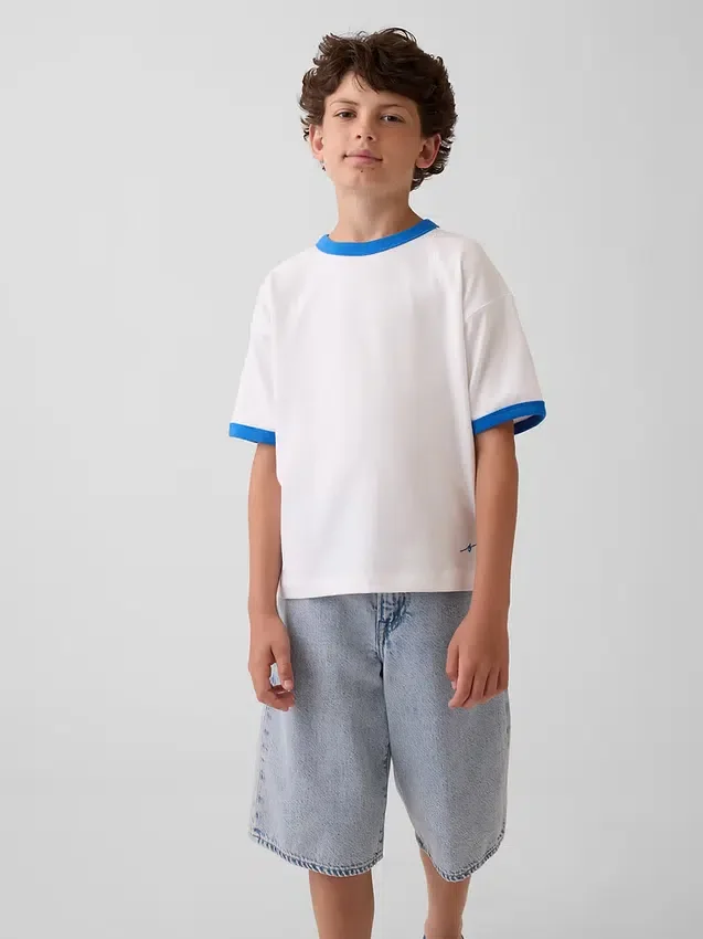 Get Blue barne-T-skjorte med avslappet logo