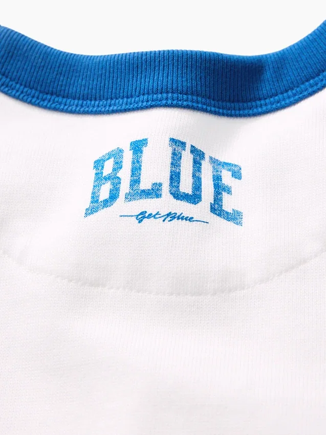 Get Blue barne-T-skjorte med avslappet logo
