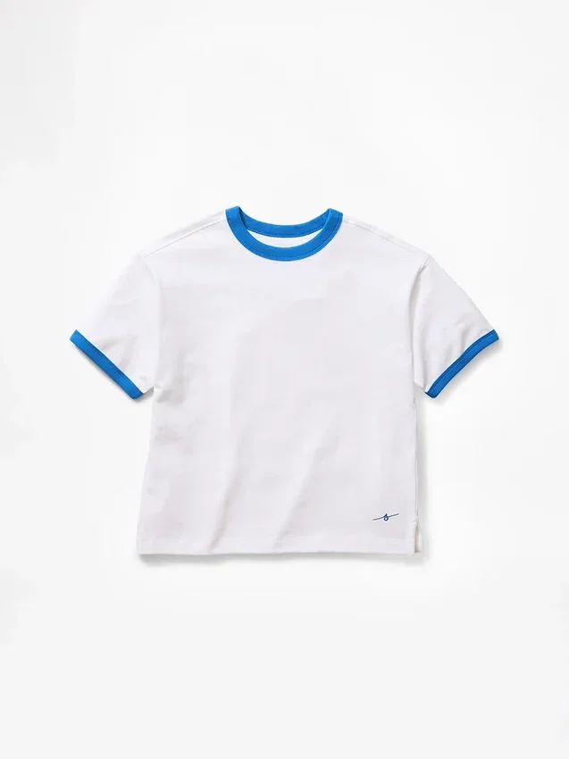 Get Blue barne-T-skjorte med avslappet logo