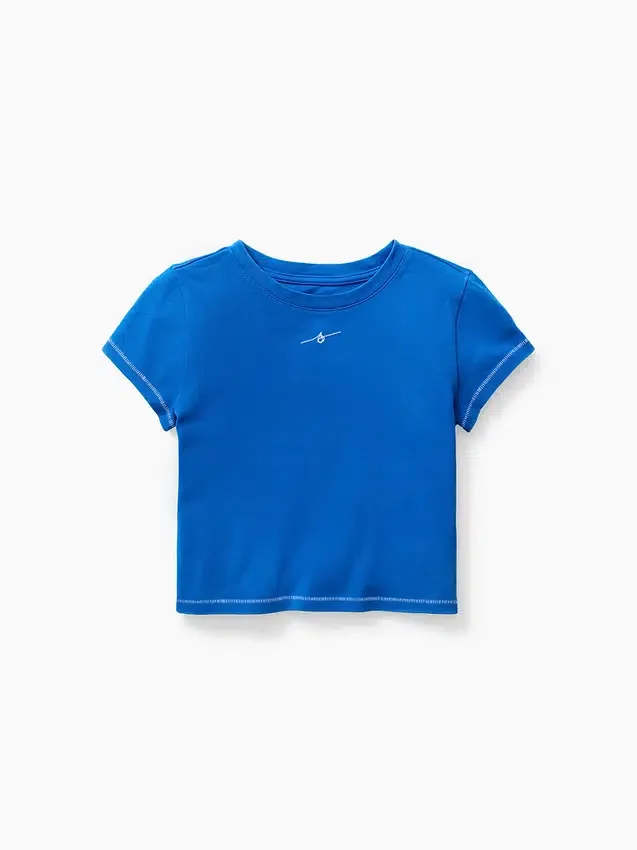 Get Blue barne-T-skjorte med grafikk