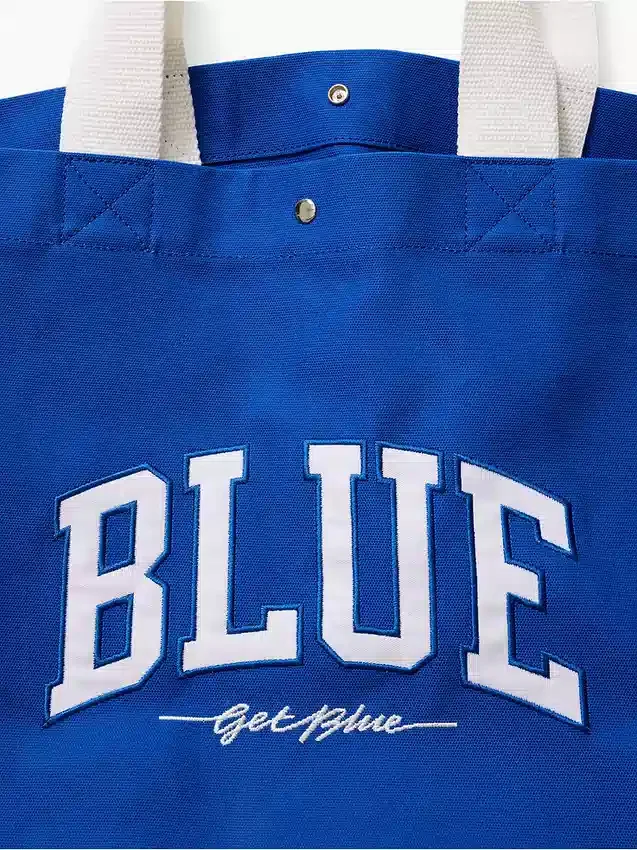 Get Blue-canvasveske
