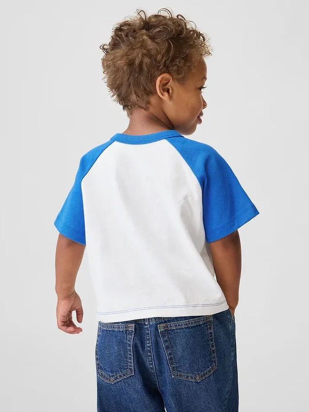 Get Blue Raglan-T-skjorte for Baby og Småbarn