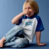 Get Blue Raglan-T-skjorte for Baby og Småbarn