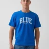 Get Blue T-skjorte med avslappet logo