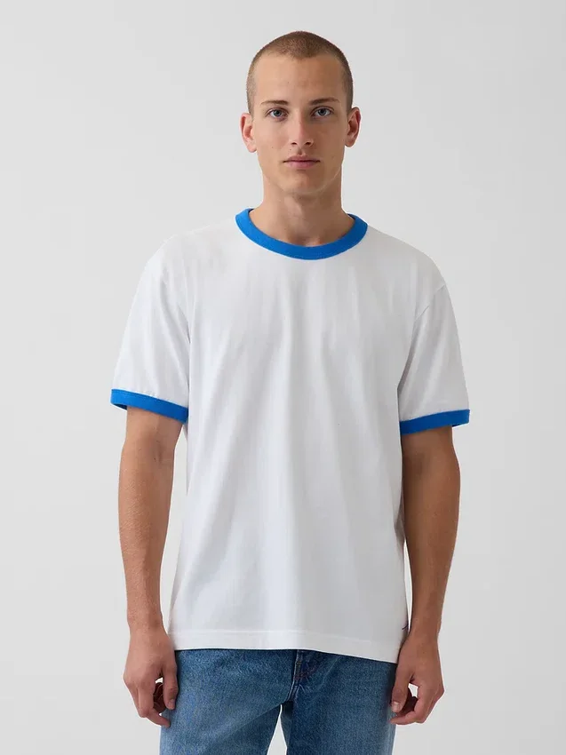 Get Blue T-skjorte med avslappet logo