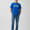 Get Blue T-skjorte med avslappet logo