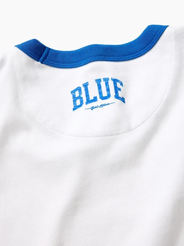 Get Blue T-skjorte med avslappet logo