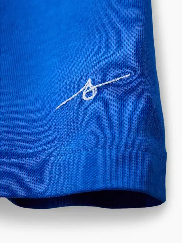 Get Blue T-skjorte med avslappet logo