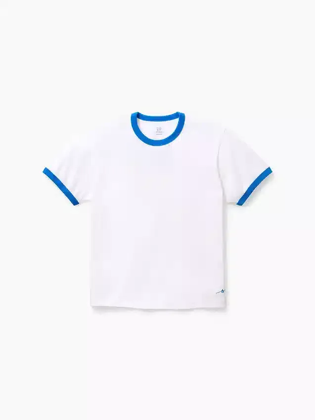 Get Blue T-skjorte med avslappet logo