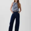 Gingham-denim-tanktop