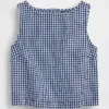Gingham-denim-tanktop