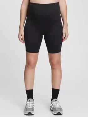 Gjenbrukte sykkelshorts med full panel for gravide