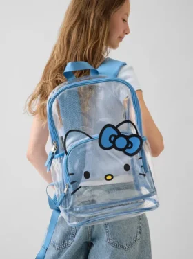 Gjennomsiktig Hello Kitty-ryggsekk for barn