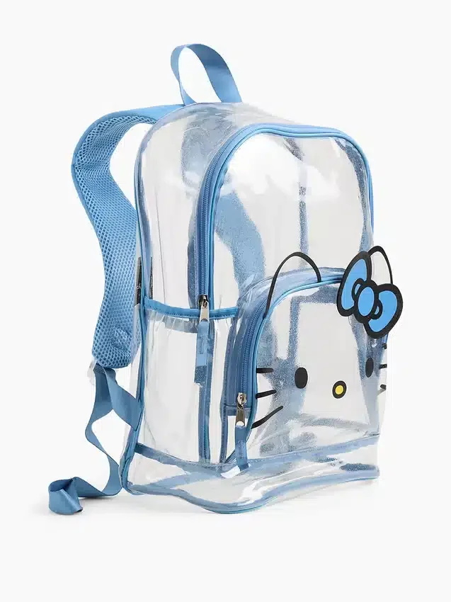 Gjennomsiktig Hello Kitty-ryggsekk for barn