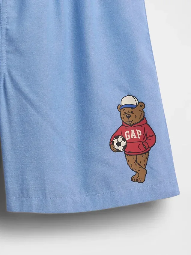 Gjenvunne pyjamas-boxershorts for barn