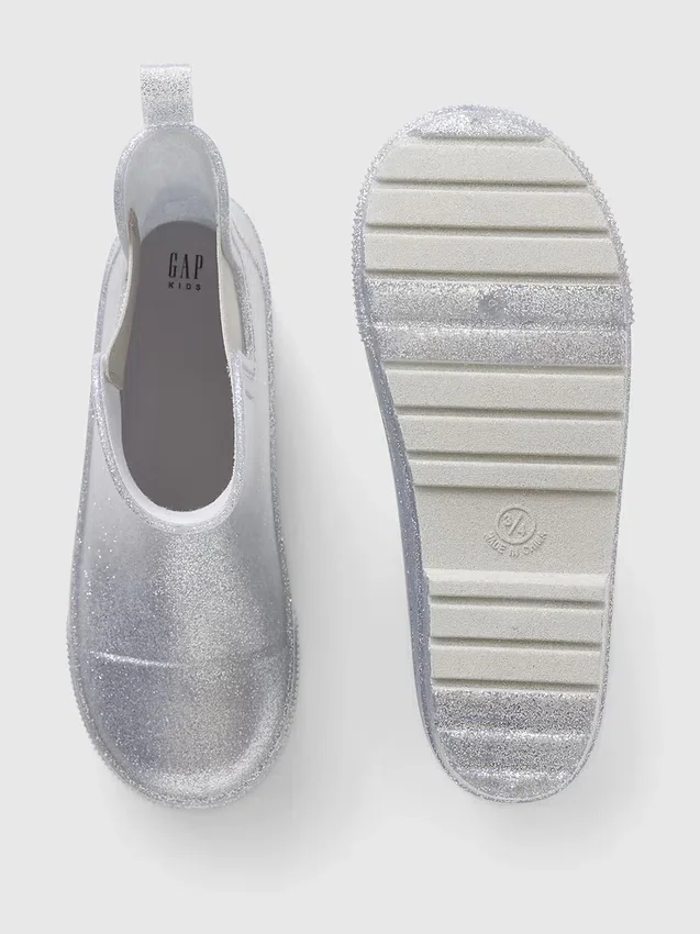 Glitter-regnstøvler for barn