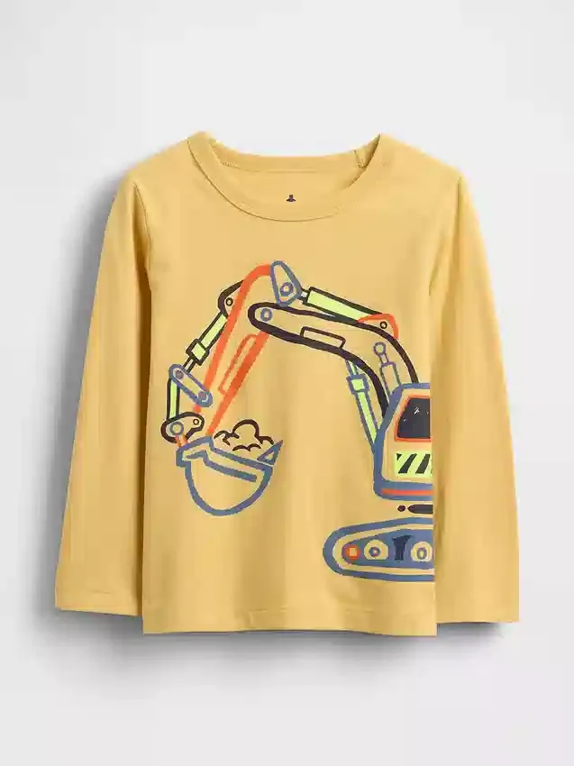 Grafisk T-skjorte for Baby og Småbarn