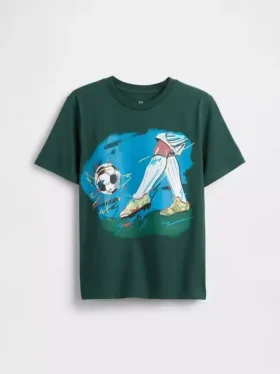 Grafisk T-skjorte for barn