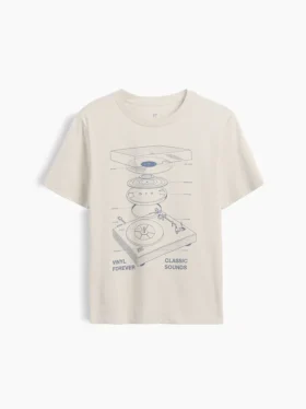 Grafisk T-skjorte for barn