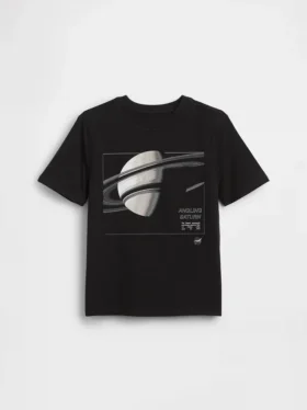 Grafisk T-skjorte for barn