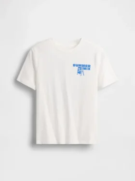 Grafisk T-skjorte for barn