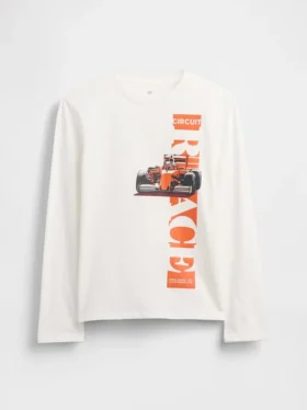 Grafisk T-skjorte for barn