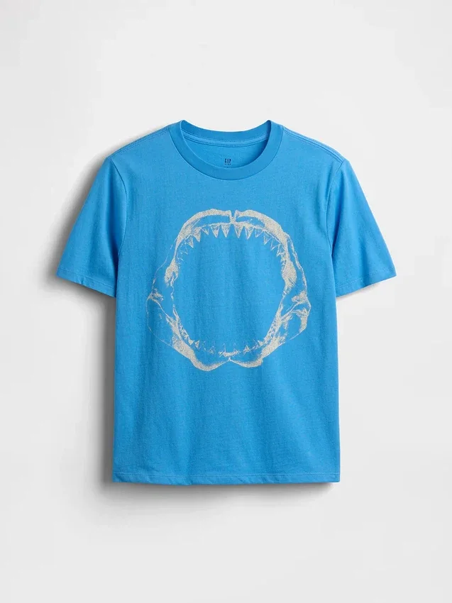 Grafisk T-skjorte for barn