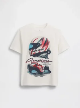 Grafisk T-skjorte for barn
