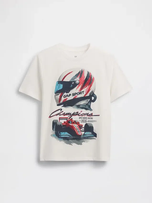 Grafisk T-skjorte for barn