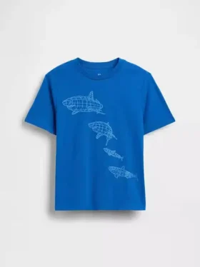 Grafisk T-skjorte for barn