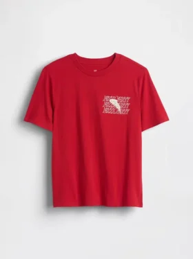 Grafisk T-skjorte for barn