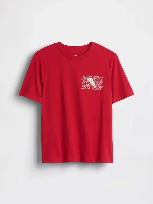 Grafisk T-skjorte for barn