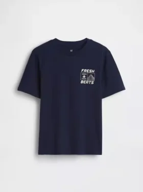 Grafisk T-skjorte for barn
