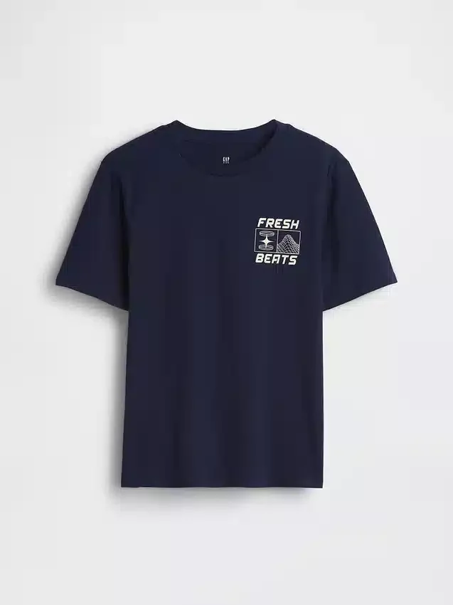 Grafisk T-skjorte for barn
