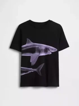 Grafisk T-skjorte for barn