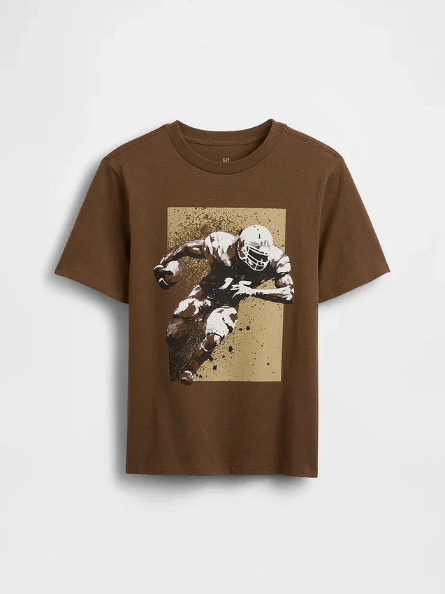 Grafisk T-skjorte for barn