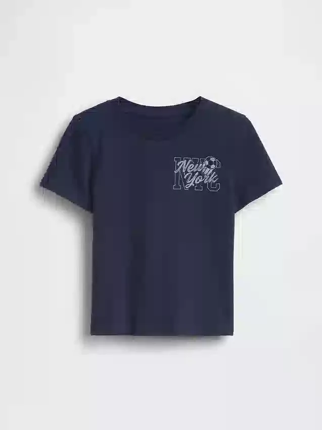 Grafisk T-skjorte for barn