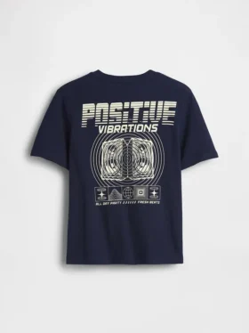 Grafisk T-skjorte for barn