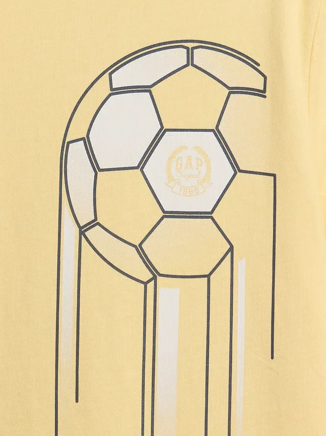 Grafisk T-skjorte for barn