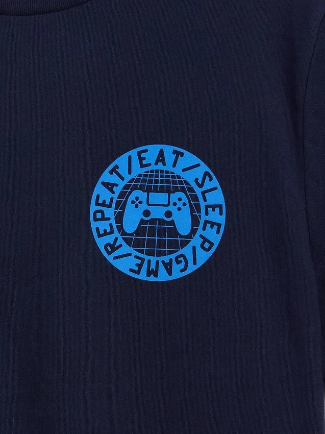 Grafisk T-skjorte for barn