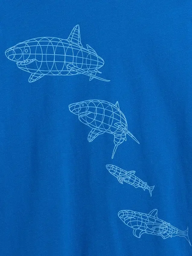 Grafisk T-skjorte for barn