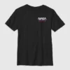 Grafisk T-skjorte for barn med brodert NASA-logo